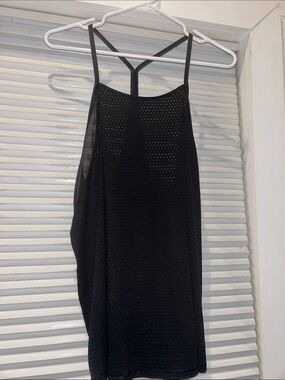 Athleta Sheer Mesh Racerback Tank | Size XL